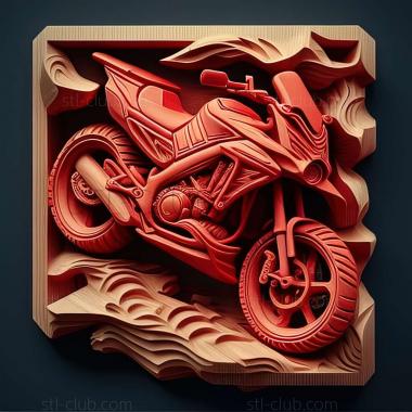 3D модель Honda CRF50F (STL)